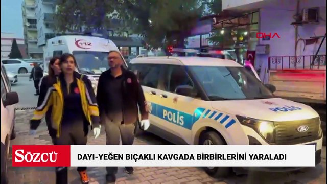 Manisa’da dayı-yeğen bıçaklı kavgada birbirlerini yaraladı