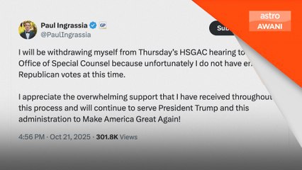 Calon Trump tarik diri selepas didakwa ada sifat perkauman