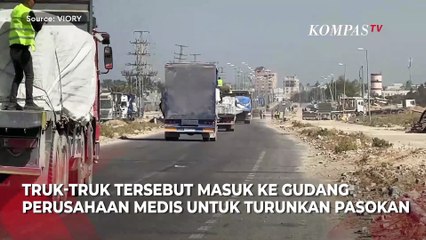 Iring-Iringan Bantuan Gaza-Kondisi Warga Palestina Tinggal di Reruntuhan Akibat Rudal Israel