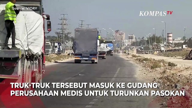 Iring-Iringan Bantuan Gaza-Kondisi Warga Palestina Tinggal di Reruntuhan Akibat Rudal Israel