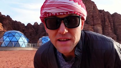 ON MARS!  A Night in Wadi Rum  Jordan Travel Vlog