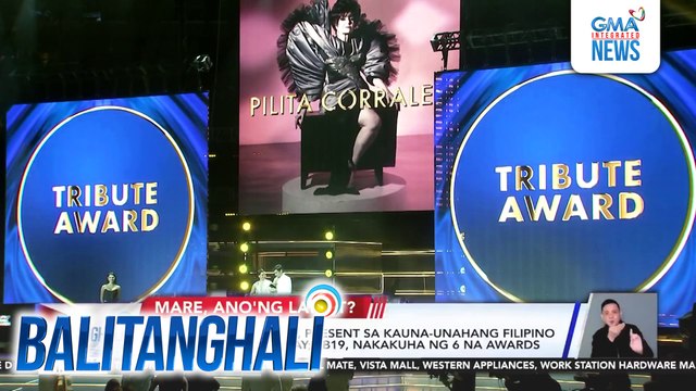 Ilang Sparkle Artists, present sa kauna-unahang Filipino Music Awards sa Pasay; SB19, nakakuha ng 6 na awards | Balitanghali