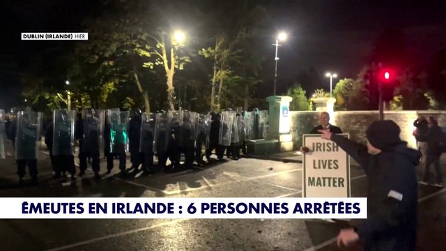 Emeutes en Irlande : six personnes arrêtées
