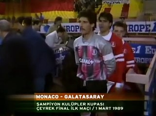 AS Monaco vs. Galatasaray SK 1988-1989