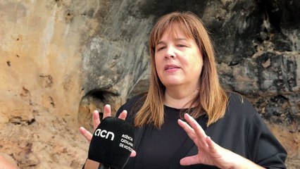 Els abrics rupestres de la Pietat d'Ulldecona resisteixen l'embat de la gota freda