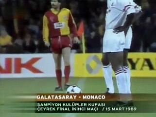 Galatasaray SK vs. AS Monaco 1988-1989