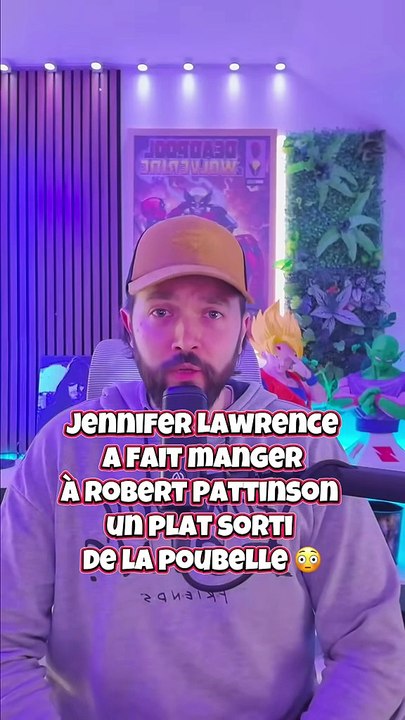 Jennifer Lawrence 🤯 a fait manger un plat sorti de la poubelle à Robert Pattinson ! 🍔😳