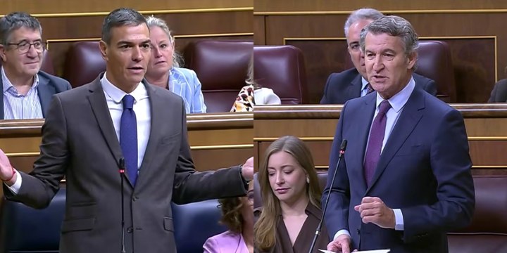 Feijóo, a la yugular de Sánchez: Usted es el presidente de la corrupción