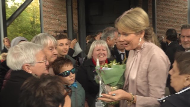 Visite du président de la République italienne Sergio Mattarella au Bois du Cazier à Marcinelle