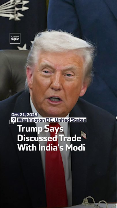 Trump Says Discussed Trade With India's Modi