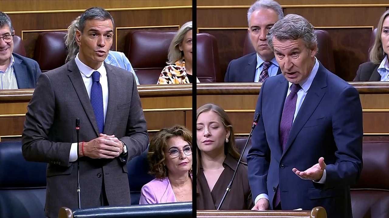 Feijóo afea el lapsus de Yolanda y el "Gobierno de corrupción" y Sánchez insinúa que es un inculto