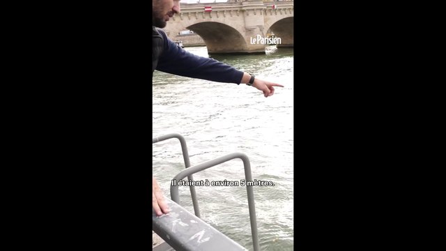 Yacine se jette à l'eau pour porter secours à un homme tombé dans la Seine