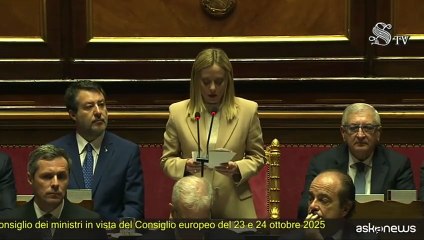 Meloni: Hamas ha rotto tregua ma non convidiviamo rappresaglia Israele