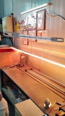 Type H Half Gold Twin Tube Heat Lamps 900mm 400v 6950w Halogen Infrared Heating Lamp