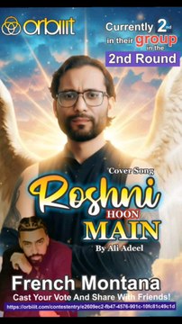 Roshni Hoon main cover song lyrics & singer by Ali Adeel Pakistani 🇵🇰