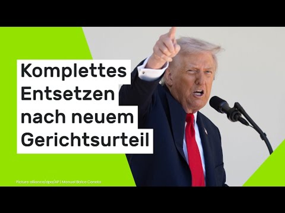 Donald Trump: US-Präsident jubelt - komplettes Entsetzen nach neuem Gerichtsurteil