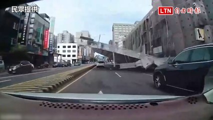 交通管制》台中中央市場工地鷹架倒塌 五權路周邊封路至晚間7時