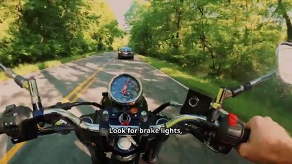 Practice defensive riding techniques to anticipate and avoid potential hazards on the road.