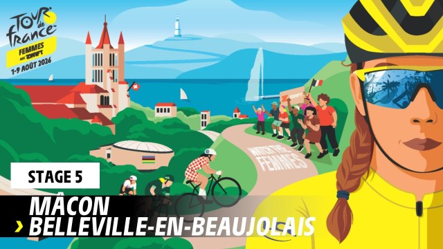 Discover the route of Stage 5 - Tour de France Femmes avec Zwift 2026