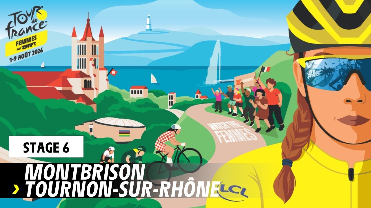 Discover the route of Stage 6 - Tour de France Femmes avec Zwift 2026