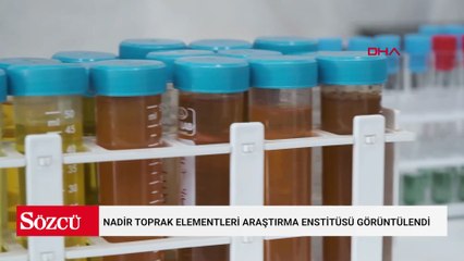 Türkiye'nin ilk Nadir Toprak Elementleri Araştırma Enstitüsü görüntülendi