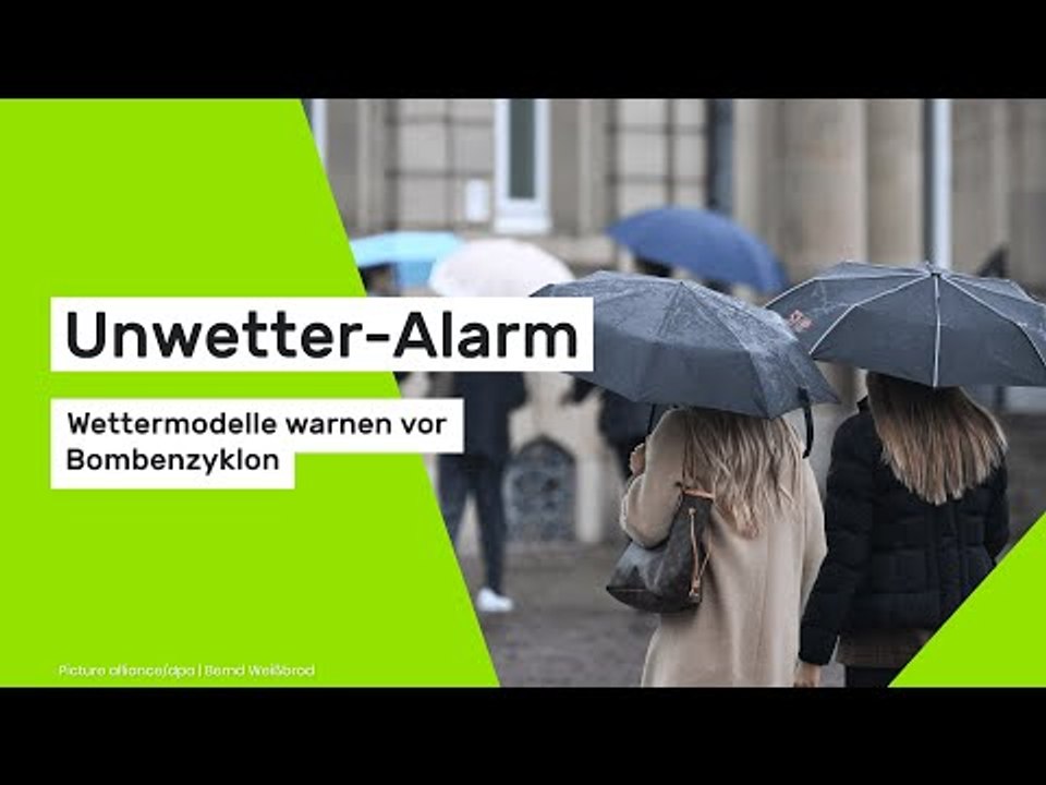 Unwetter-Alarm: Sturm-Fahrplan für Donnerstag - Wettermodelle warnen vor Bombenzyklon