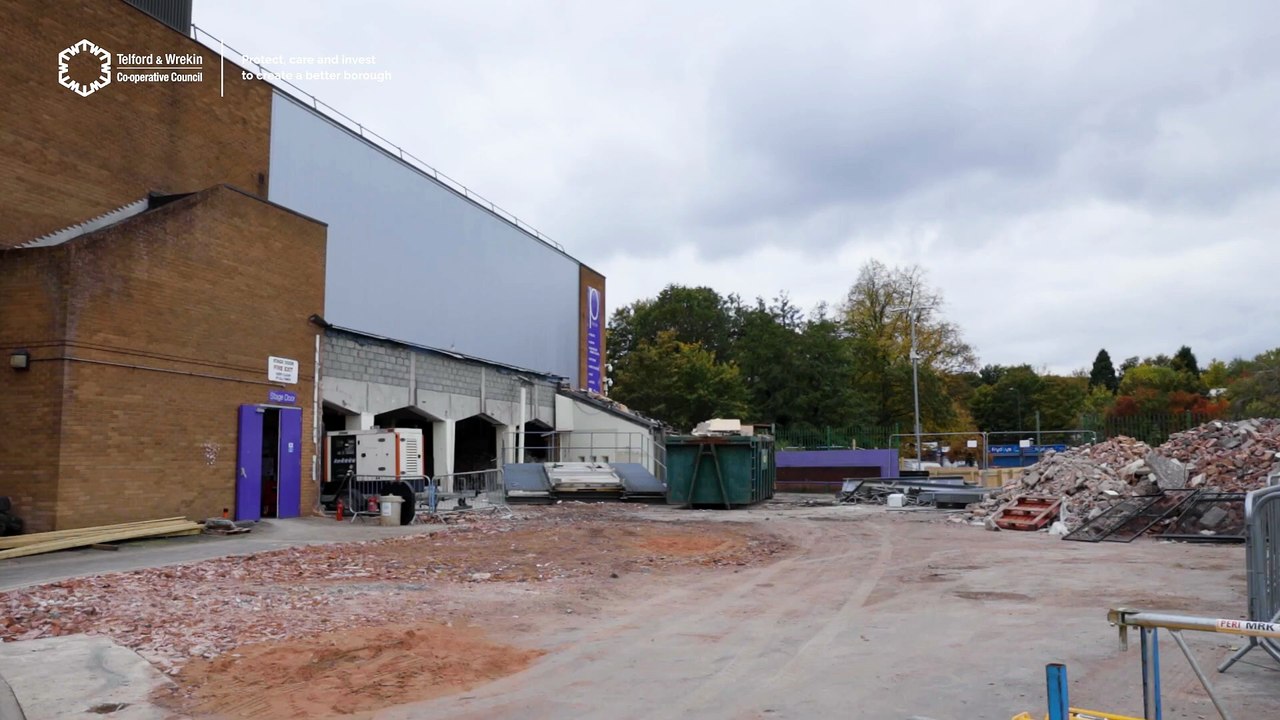 Telford Theatre Demolition Progress