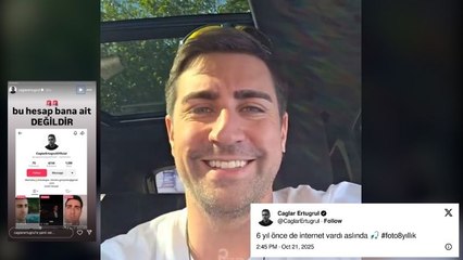 Bornozlu fotoğrafı gündem olmuştu; Çağlar Ertuğrul’dan açıklama geldi: Maalesef oltaya gelenler olmuş