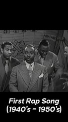 Discover the Origins: The First Rap Songs of the 1940s & 1950s 🎶