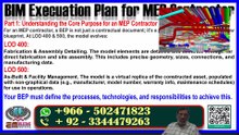 How to Prepare MEP Contractor BEPایم ای پی کنٹریکٹر بِم ایگزیکیوشن پلان کو کیسے تیار کریں۔