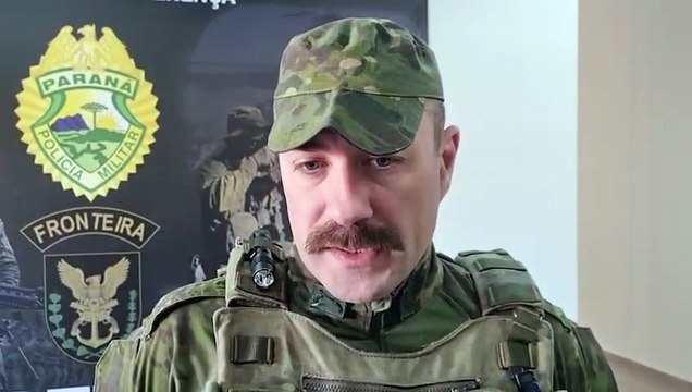 Tenente detalha ação integrada que resultou na apreensão de 350 quilos de maconha na BR-277