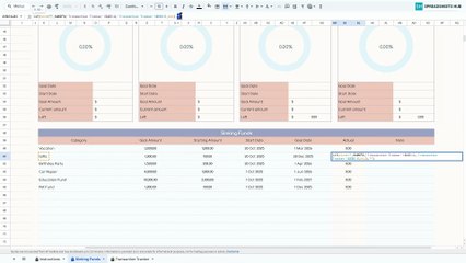 How to Use Sinking Funds Tracker | Step-by-Step Guide