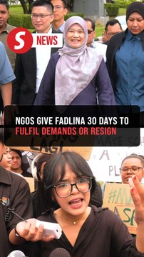 Fadhlina receives memorandum demanding her resignation over school safety issues