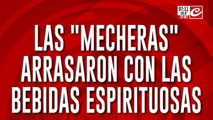 Mecheras fueron escrachadas mientras de robaban varias botellas de vino