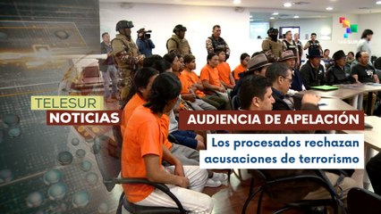 Audiencia de apelación en Ecuador sobre prisión preventiva en el caso de "Los 12 de Otavalo"