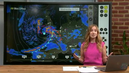 Latest on the wind & rain – Met Office weekly weather forecast UK