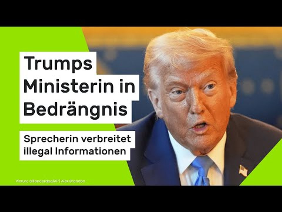 Kristi Noem: Trumps Ministerin in Bedrängnis - Sprecherin verbreitet illegal Informationen