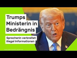 Kristi Noem: Trumps Ministerin in Bedrängnis - Sprecherin verbreitet illegal Informationen