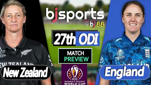 Women's World Cup 2025 | England Women vs New Zealand Women 27th ODI Match Preview |
