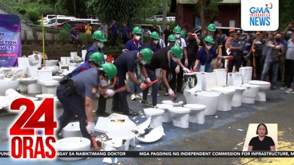 Halos P5M halaga ng substandard na inidoro, bakal, atbp., sinira ng DTI | 24 Oras