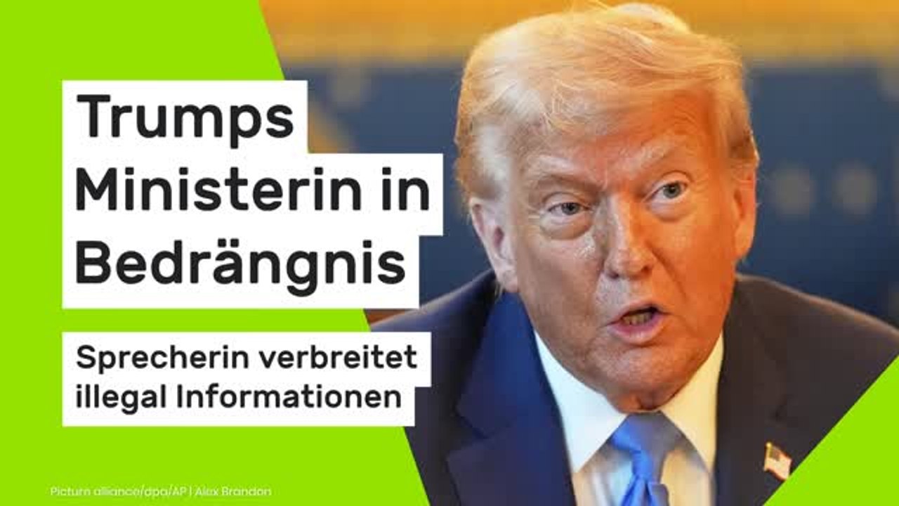 Kristi Noem: Trumps Ministerin in Bedrängnis - Sprecherin verbreitet illegal Informationen