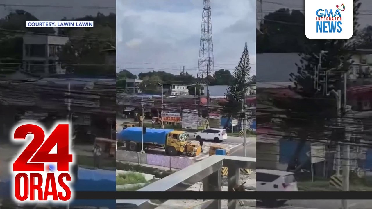 Cargo truck na nawalan umano ng preno, nang-araro ng 9 sasakyan; 3 sugatan | 24 Oras
