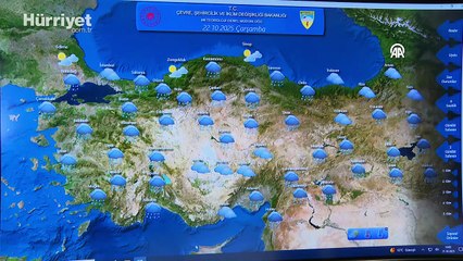 Bu hafta yurtta aralıklı yağış etkili olacak