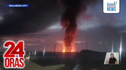 Sunog sa residential area sa Malabon, itinaas na sa Task Force Alpha | 24 Oras