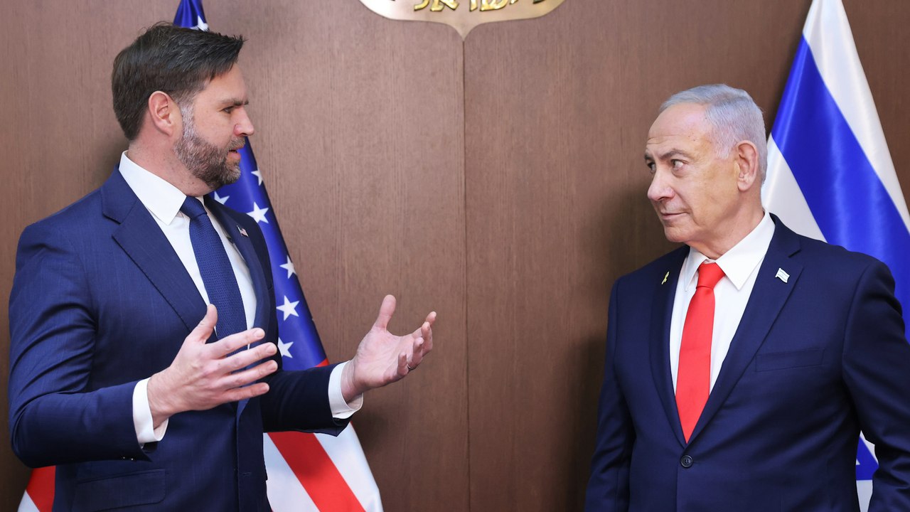 Vance y Netanyahu se reúnen en Jerusalén para hablar de "la reconstrucción de Gaza"