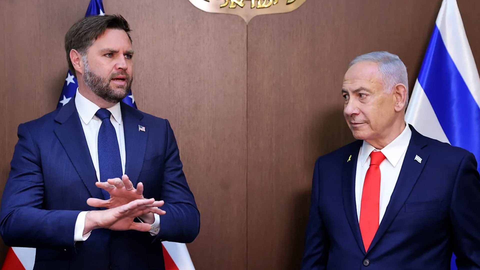 Vance reitera su compromiso de desarmar a Hamas y reconstruir Gaza en su reunión con Netanyahu