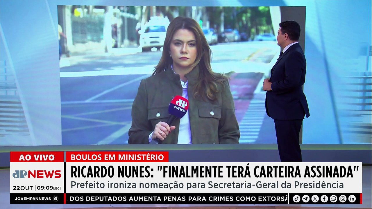 Nunes ironiza Boulos em ministério: “Vai ter carteira assinada pela primeira vez”