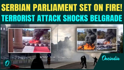 VIDEO: Shots fired outside Serbian parliament! President Vucic declares terrorist attack in Belgrade