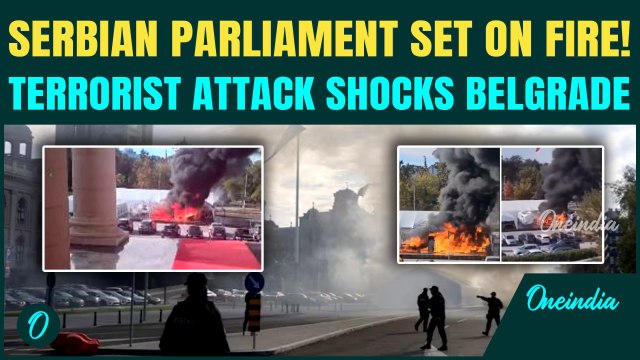 VIDEO: Shots fired outside Serbian parliament! President Vucic declares terrorist attack in Belgrade