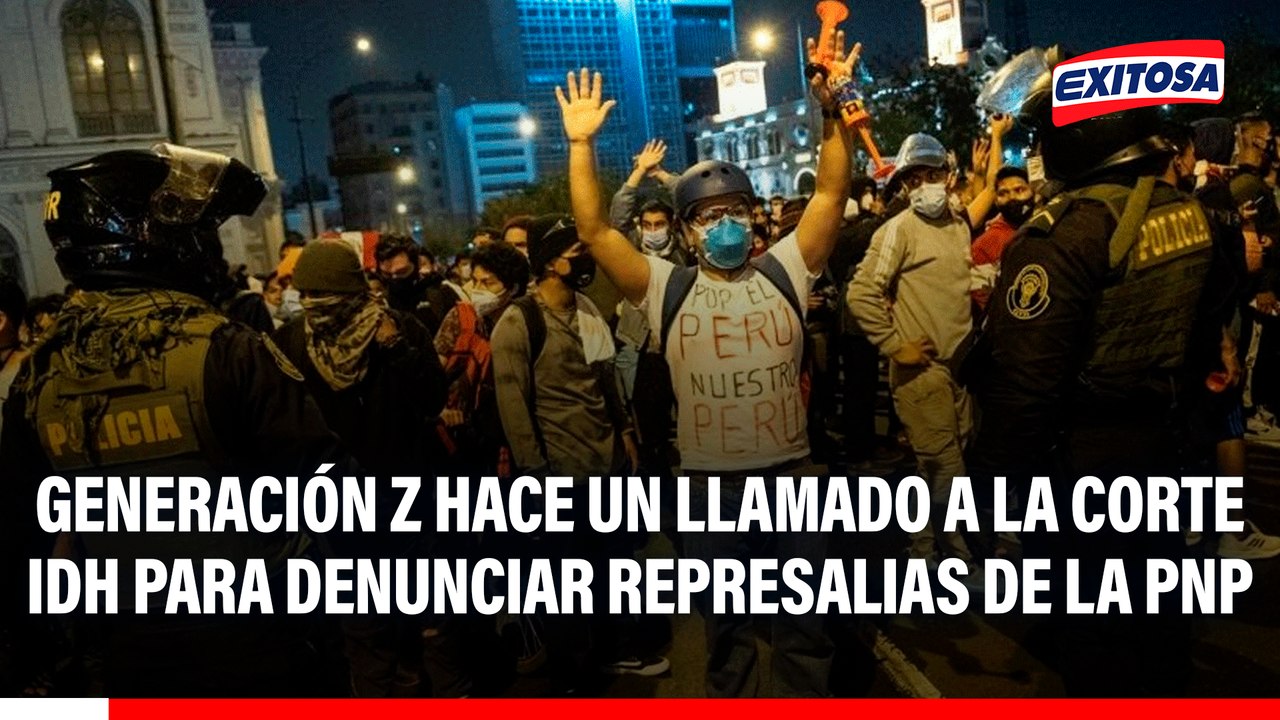 Generación Z hace un llamado a la Corte IDH para denunciar represalias de la PNP